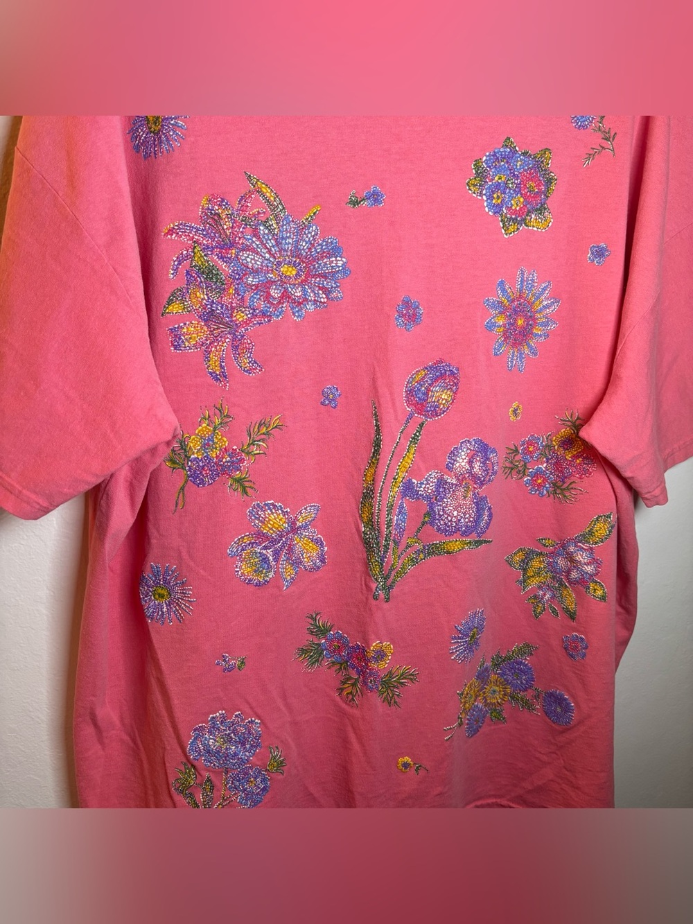 Vintage Basic Edition Plus Size Colorful Floral Print - Picture 2 of 3